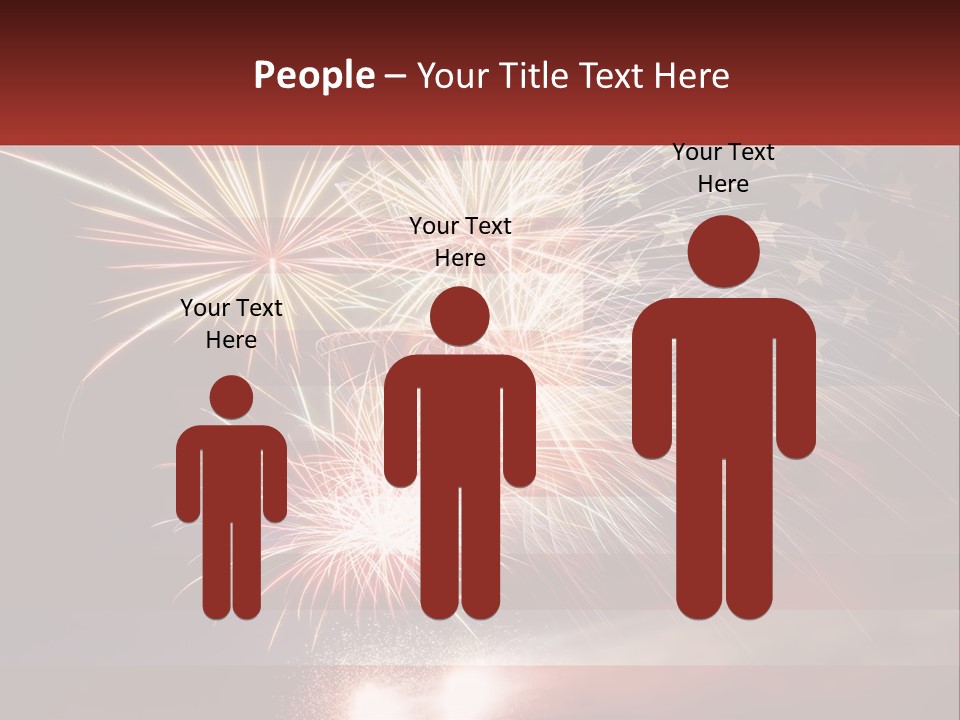 Usa Flag. Celebration PowerPoint Template