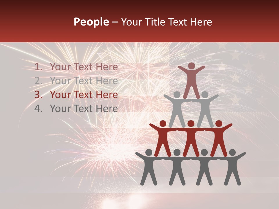Usa Flag. Celebration PowerPoint Template