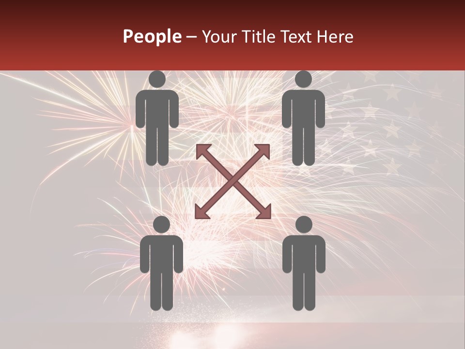 Usa Flag. Celebration PowerPoint Template
