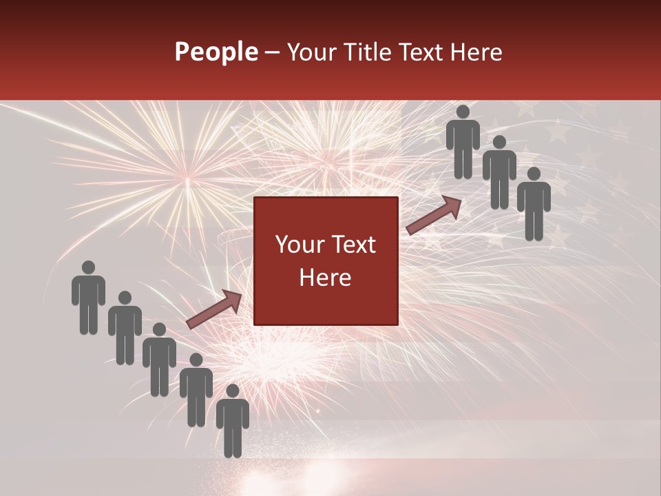 Usa Flag. Celebration PowerPoint Template