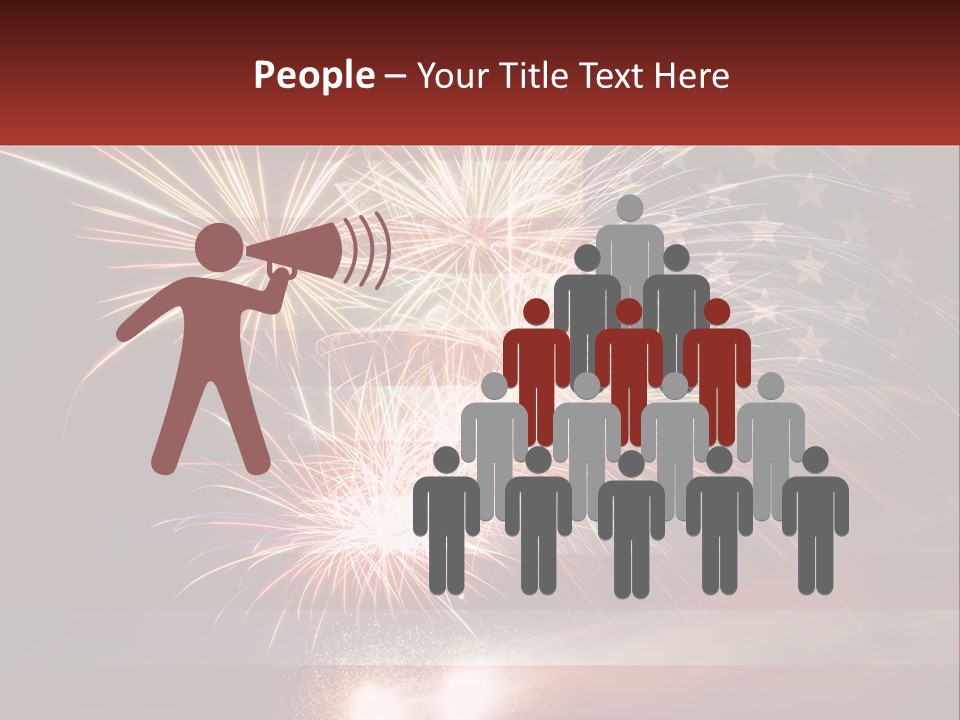 Usa Flag. Celebration PowerPoint Template