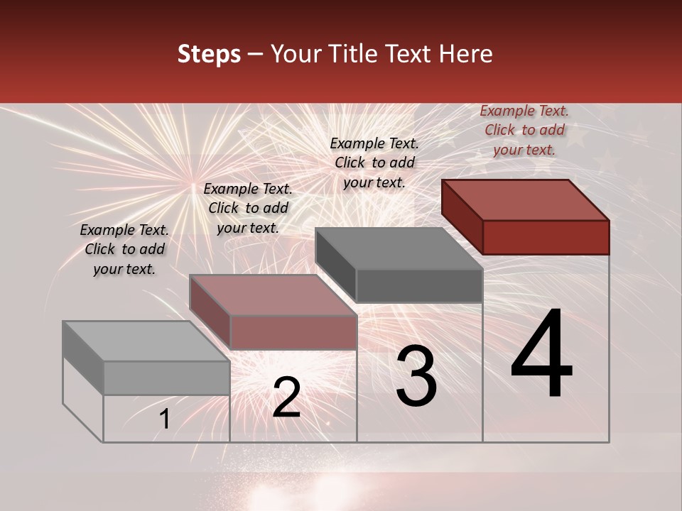Usa Flag. Celebration PowerPoint Template