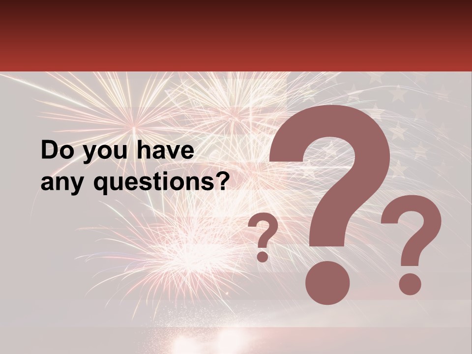 Usa Flag. Celebration PowerPoint Template