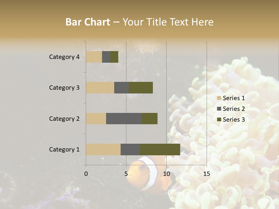 The Fish Is Hiding In Corals PowerPoint Template