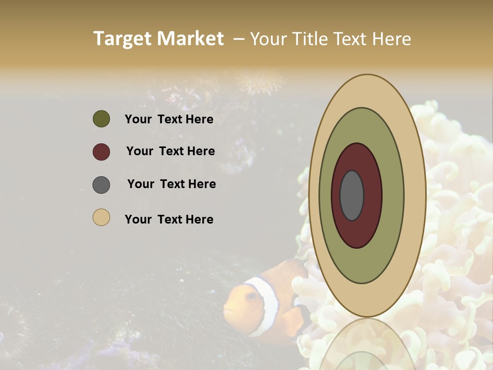 The Fish Is Hiding In Corals PowerPoint Template