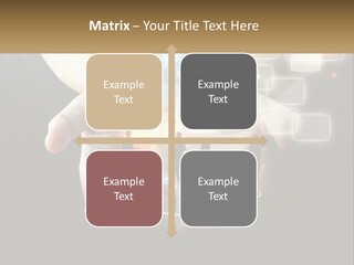Virtual People And Connections PowerPoint Template