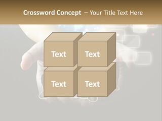 Virtual People And Connections PowerPoint Template