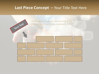 Virtual People And Connections PowerPoint Template