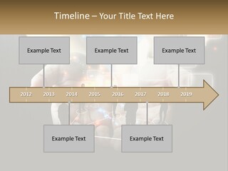 Virtual People And Connections PowerPoint Template