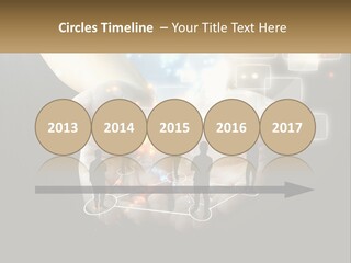 Virtual People And Connections PowerPoint Template