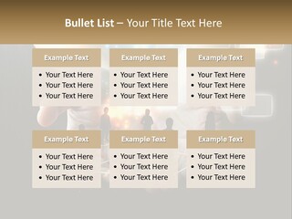 Virtual People And Connections PowerPoint Template