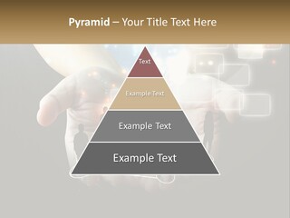 Virtual People And Connections PowerPoint Template