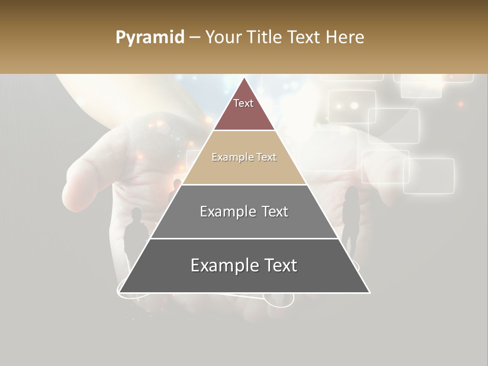 Virtual People And Connections PowerPoint Template