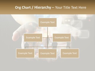 Virtual People And Connections PowerPoint Template