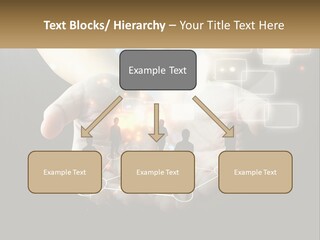 Virtual People And Connections PowerPoint Template