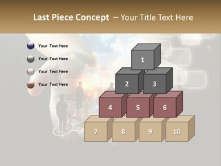 Virtual People And Connections PowerPoint Template