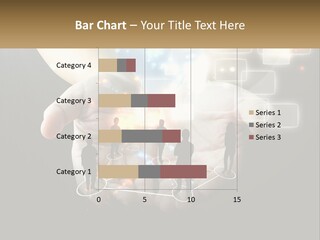 Virtual People And Connections PowerPoint Template