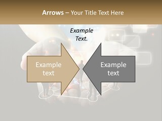 Virtual People And Connections PowerPoint Template
