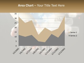 Virtual People And Connections PowerPoint Template