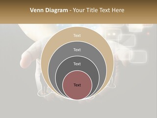 Virtual People And Connections PowerPoint Template