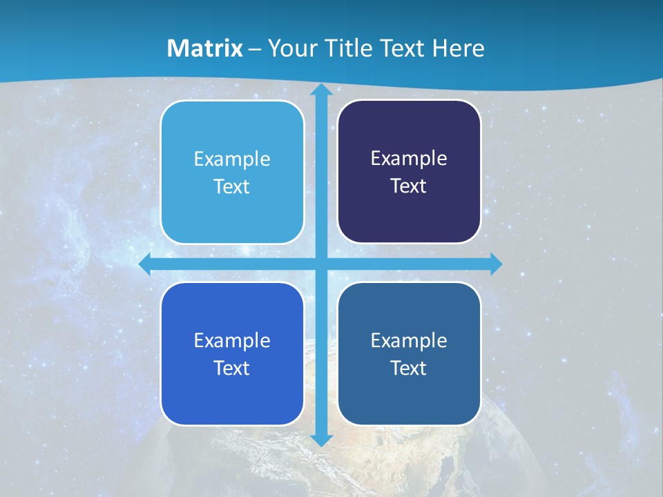 Planet Earth From Space PowerPoint Template