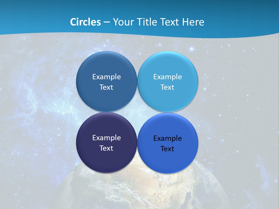 Planet Earth From Space PowerPoint Template