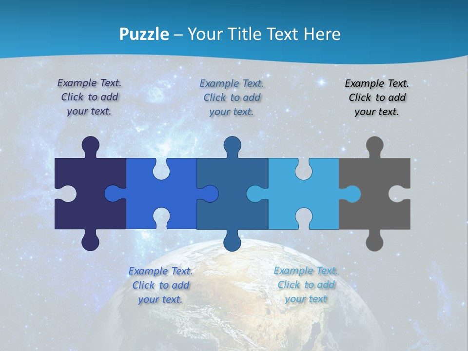 Planet Earth From Space PowerPoint Template