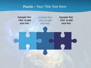 Planet Earth From Space PowerPoint Template