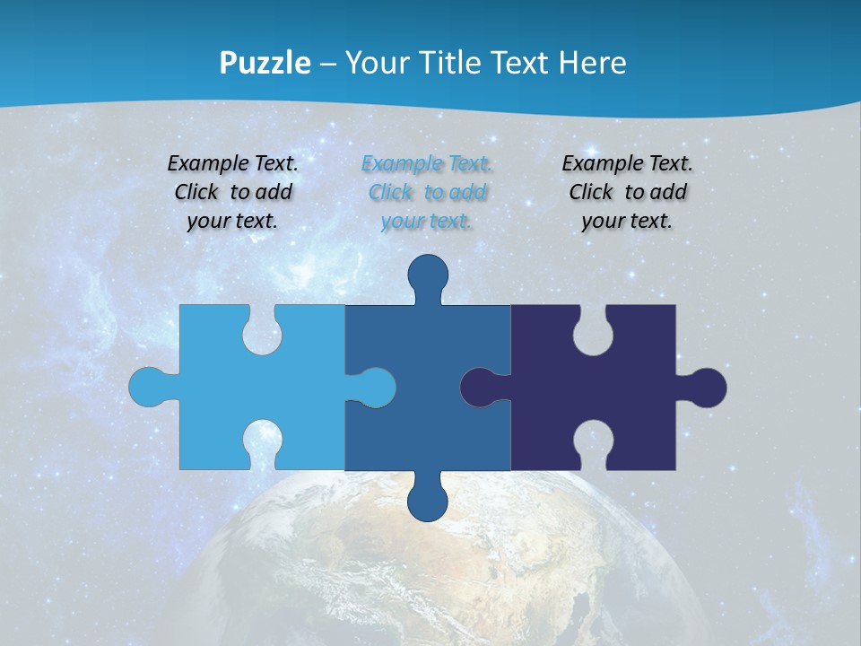 Planet Earth From Space PowerPoint Template