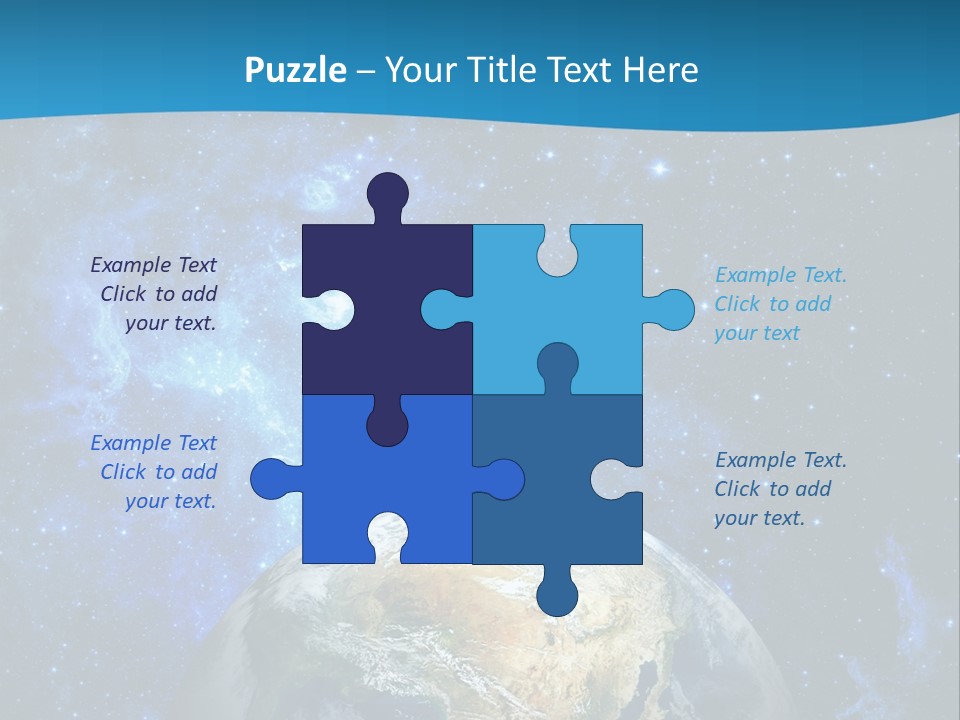 Planet Earth From Space PowerPoint Template