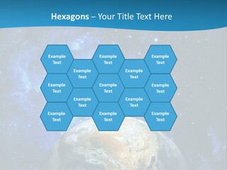 Planet Earth From Space PowerPoint Template