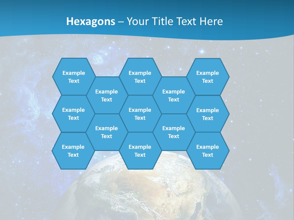 Planet Earth From Space PowerPoint Template