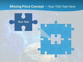 Planet Earth From Space PowerPoint Template