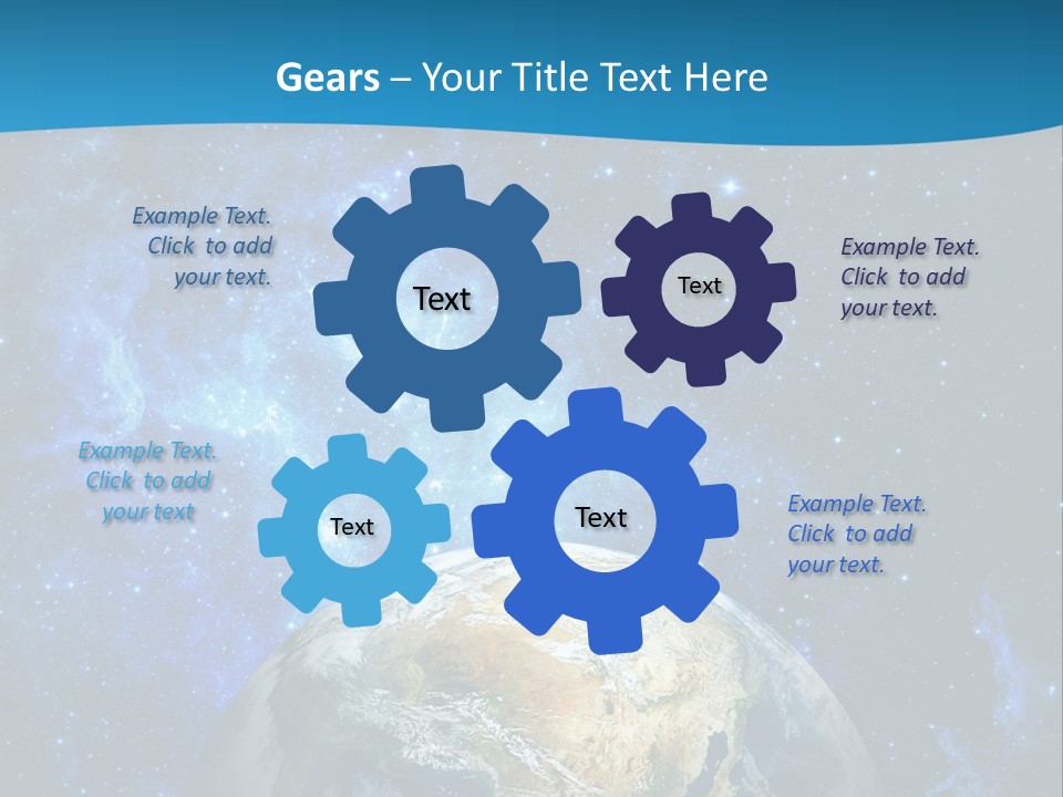 Planet Earth From Space PowerPoint Template