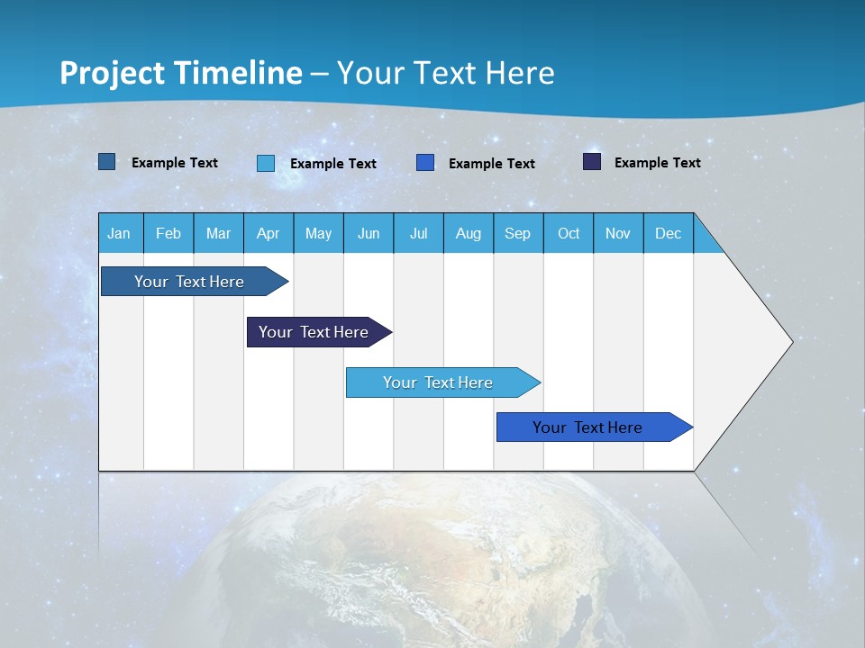 Planet Earth From Space PowerPoint Template