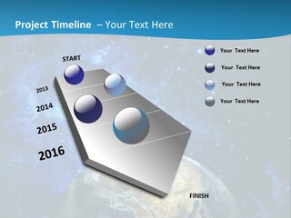 Planet Earth From Space PowerPoint Template