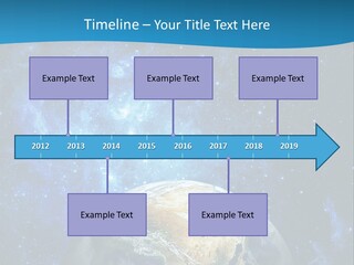 Planet Earth From Space PowerPoint Template