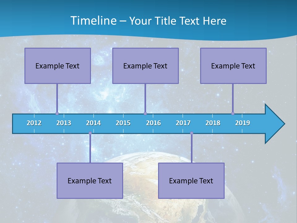 Planet Earth From Space PowerPoint Template