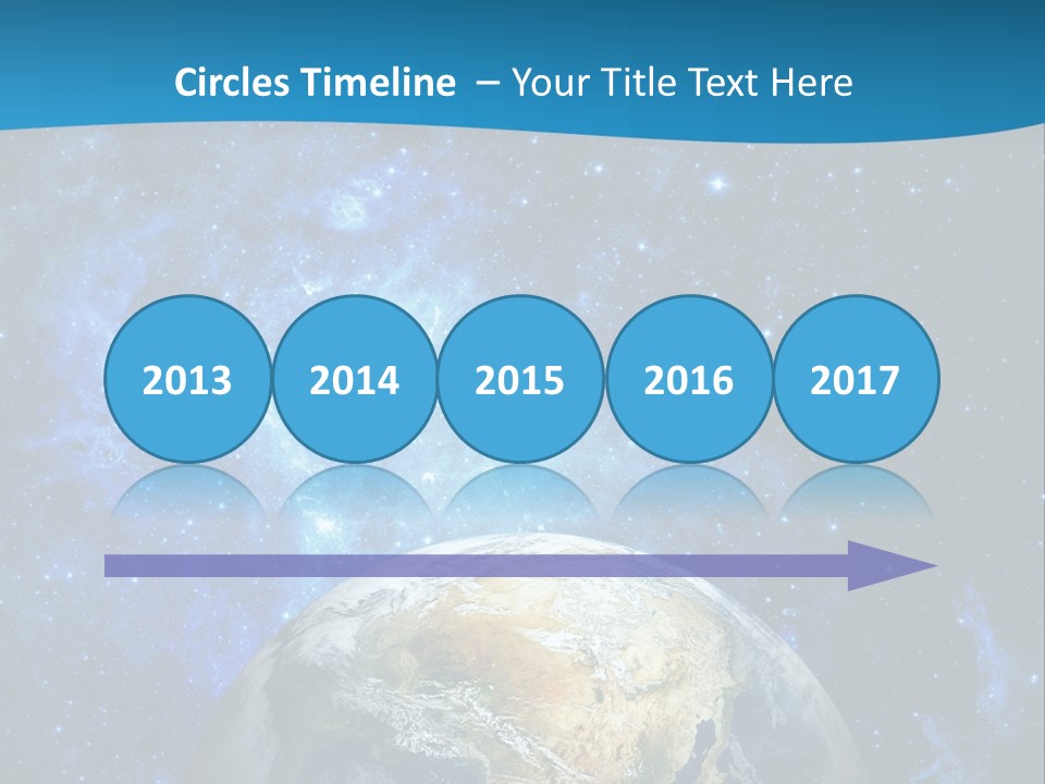 Planet Earth From Space PowerPoint Template