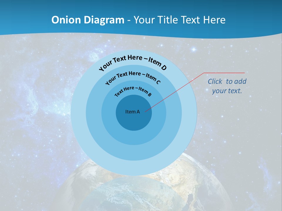 Planet Earth From Space PowerPoint Template