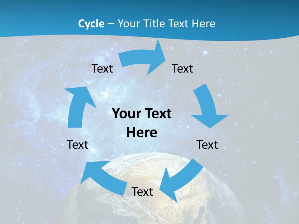 Planet Earth From Space PowerPoint Template
