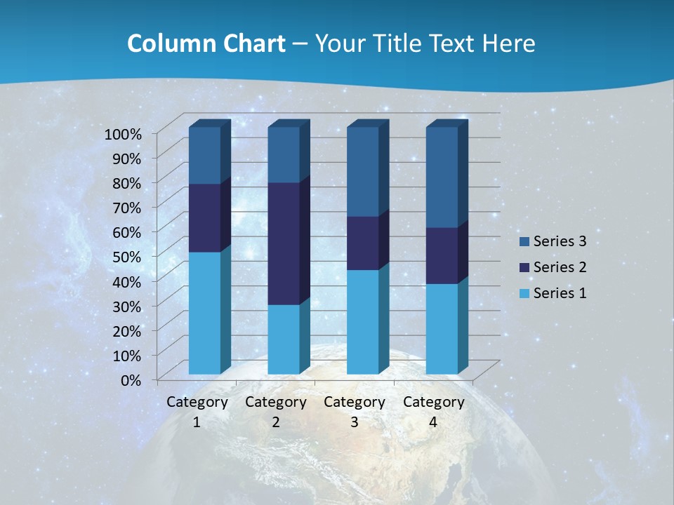 Planet Earth From Space PowerPoint Template
