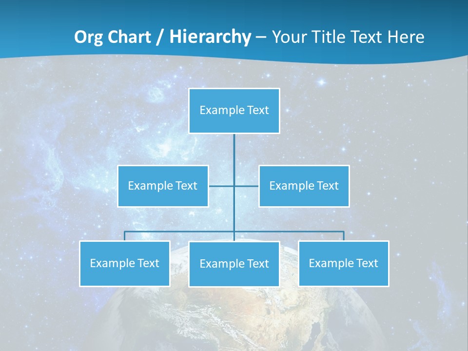 Planet Earth From Space PowerPoint Template