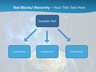 Planet Earth From Space PowerPoint Template