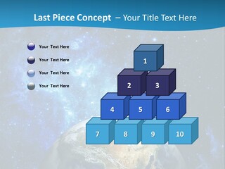 Planet Earth From Space PowerPoint Template