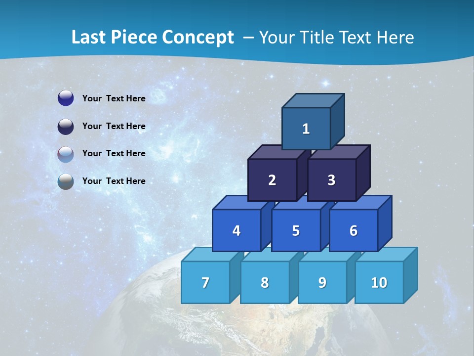 Planet Earth From Space PowerPoint Template