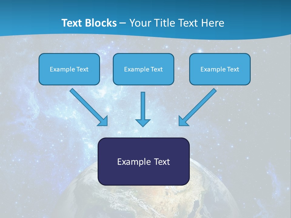 Planet Earth From Space PowerPoint Template