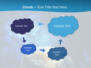 Planet Earth From Space PowerPoint Template
