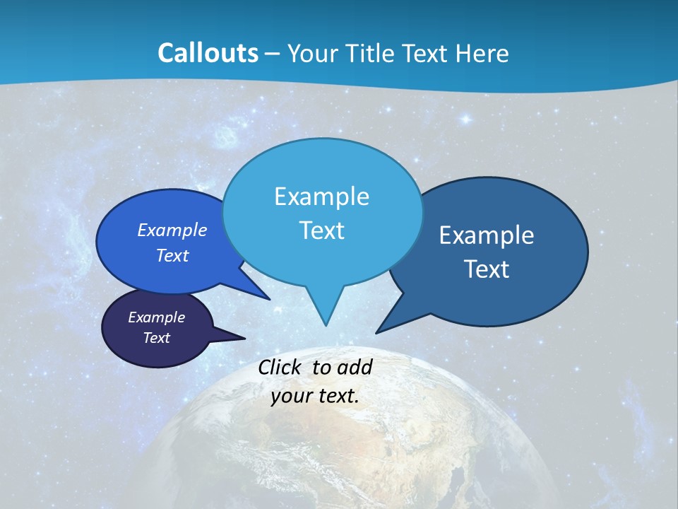 Planet Earth From Space PowerPoint Template