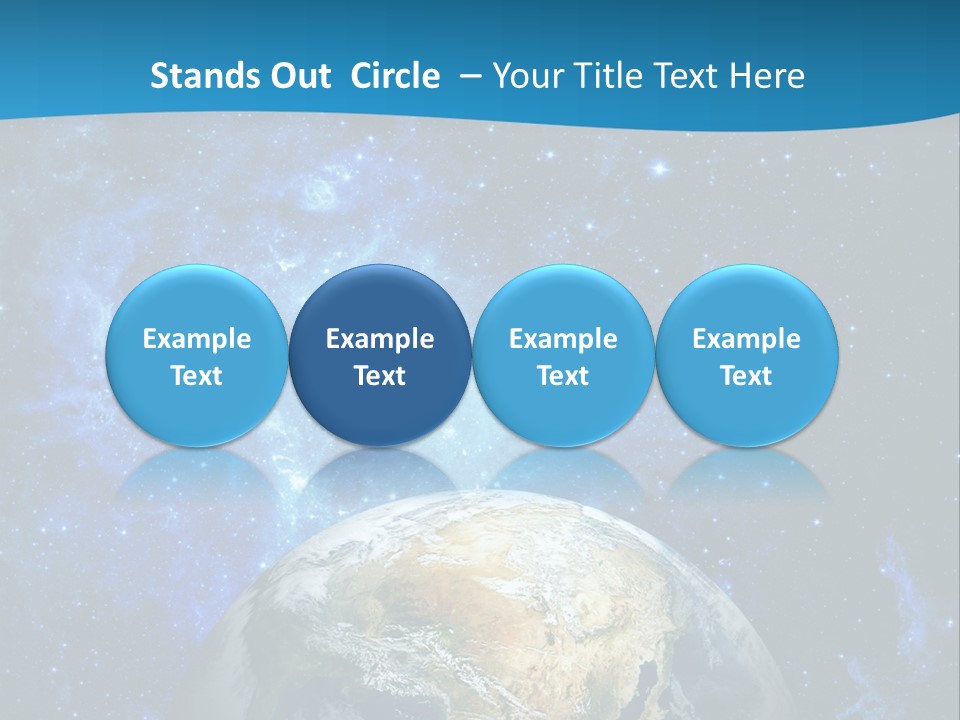 Planet Earth From Space PowerPoint Template